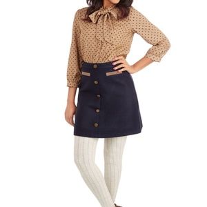 Back to Scholastic Skirt in Navy